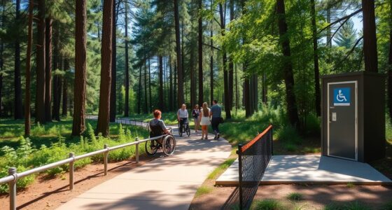 accessible outdoor route placement