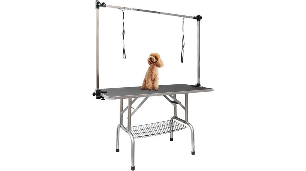 adjustable height grooming table