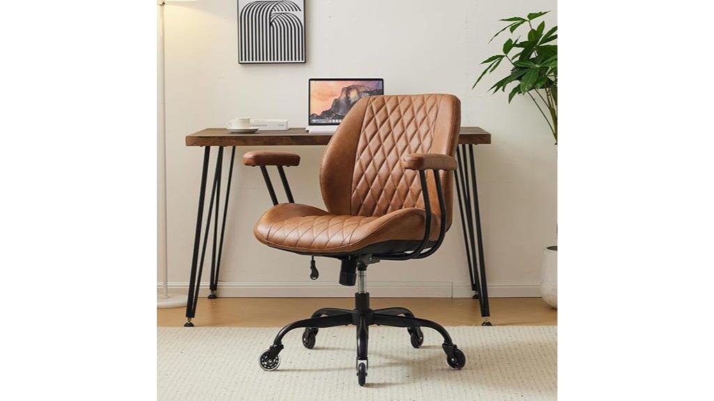 adjustable lumbar office chair