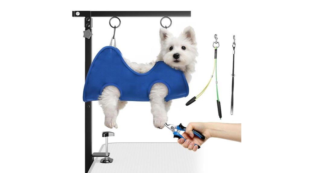 adjustable portable grooming arm