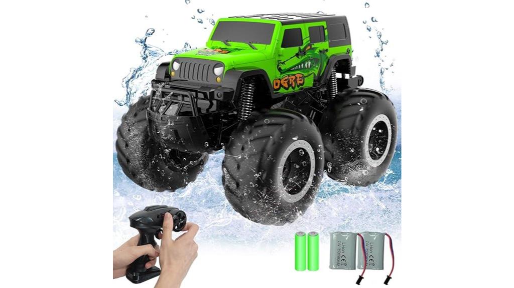 amphibious remote control car