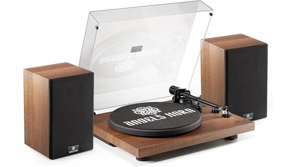 angel horn bluetooth record player