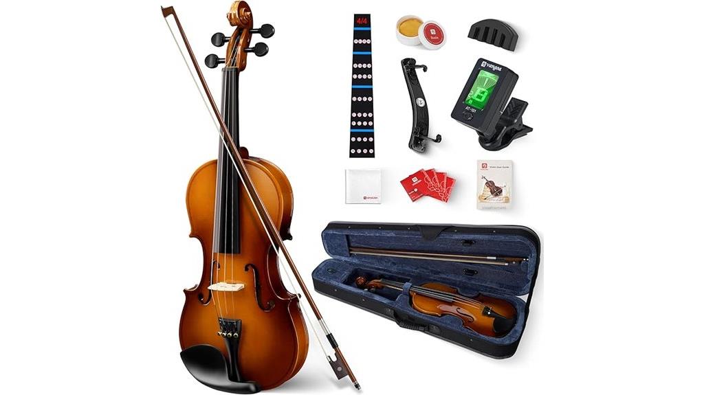 beginner full size violin set