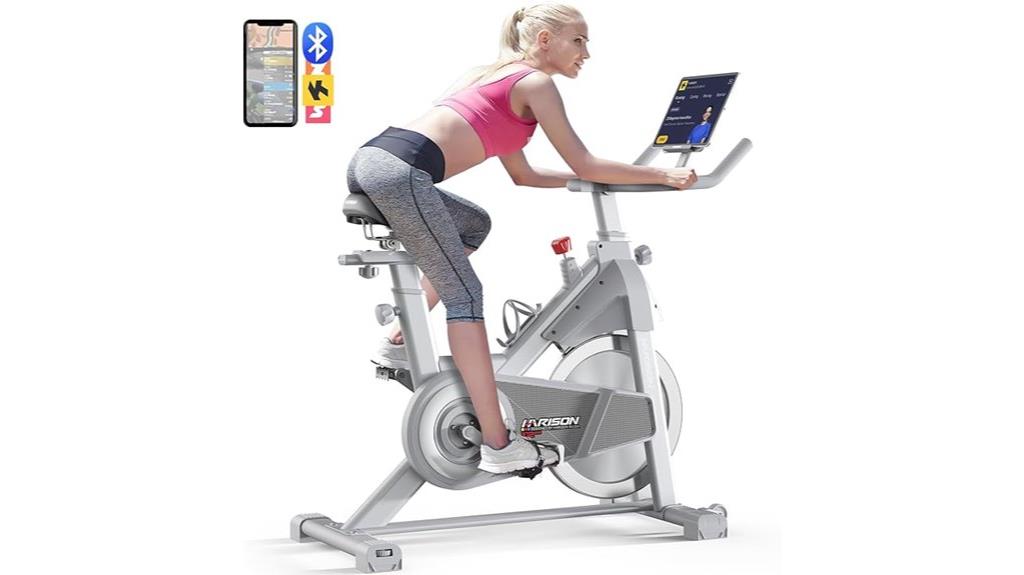 bluetooth exercise bike features