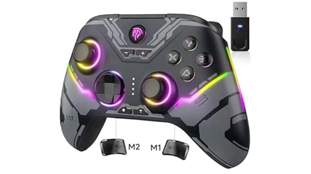 bluetooth rgb gaming controller