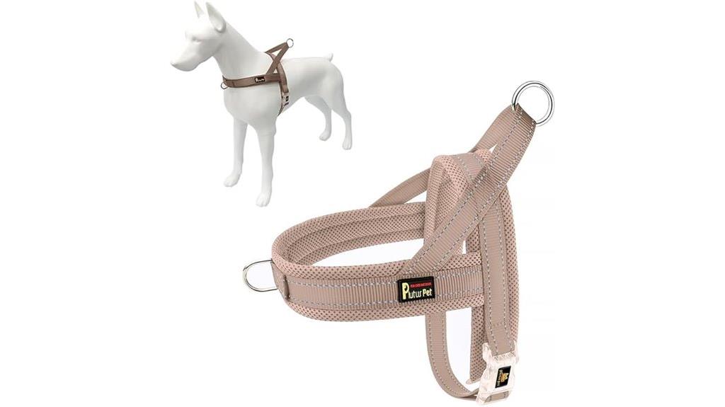 breathable mesh padded harness