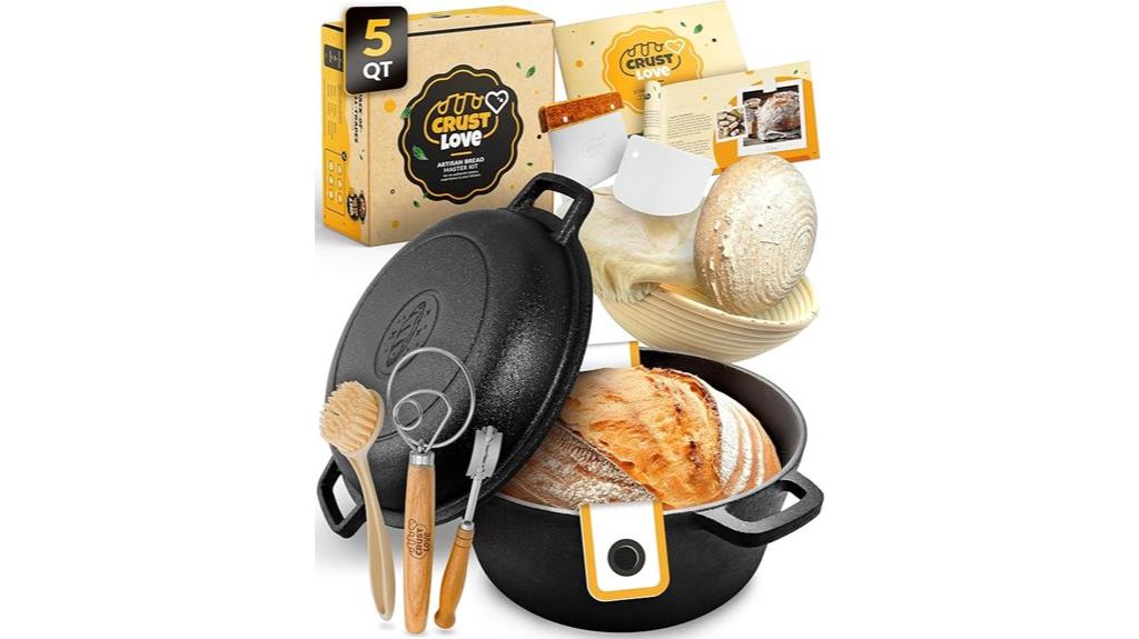 cast iron bread baking kit