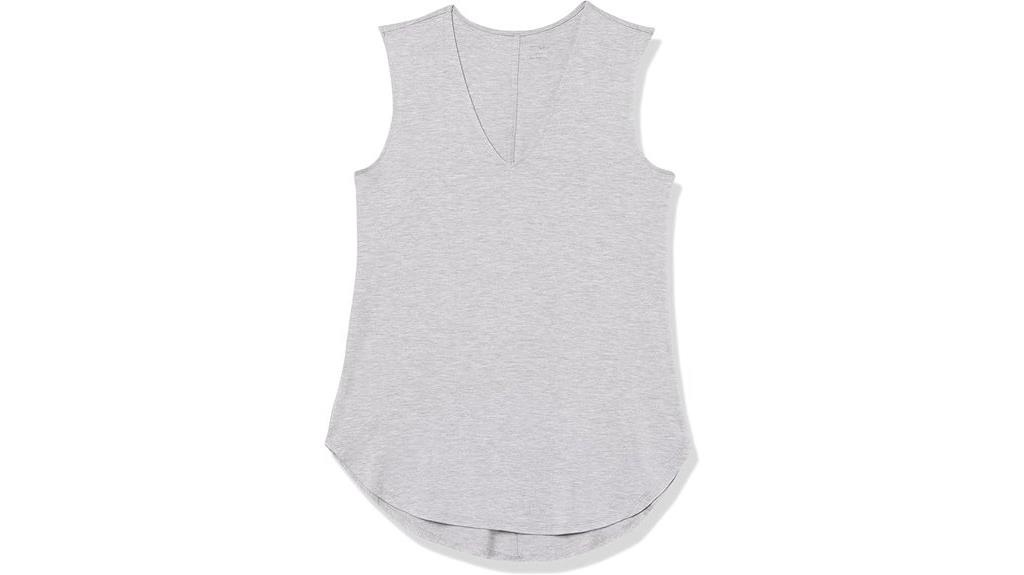 casual jersey v neck