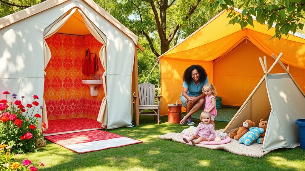child centered family glamping