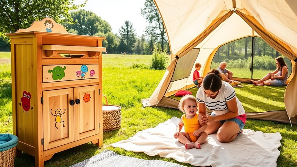 child friendly portable amenities