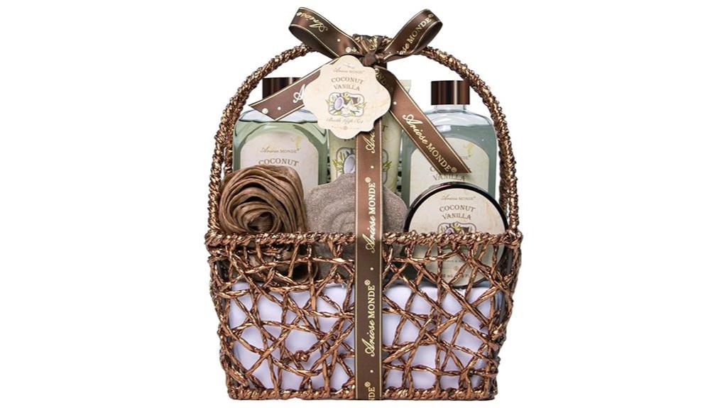 coconut vanilla spa gift