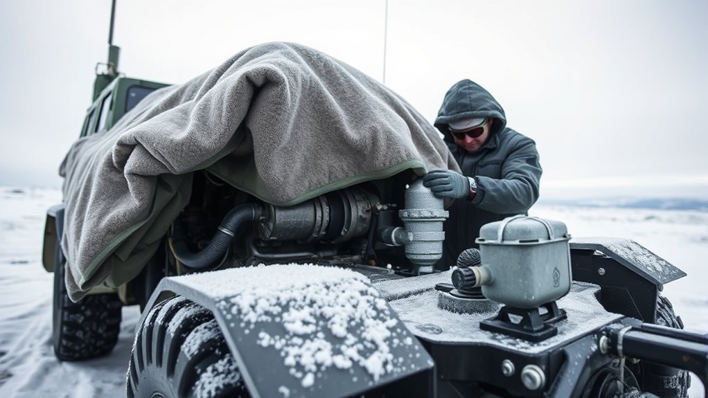 cold weather equipment maintenance