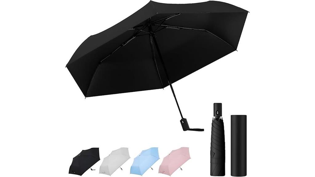compact travel rain umbrella