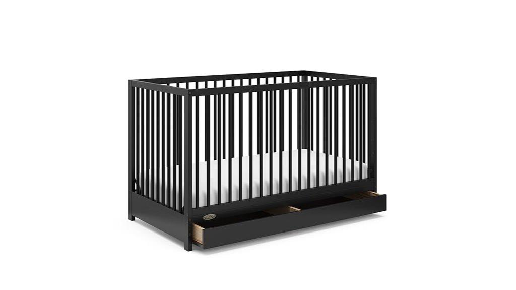 convertible crib with storage