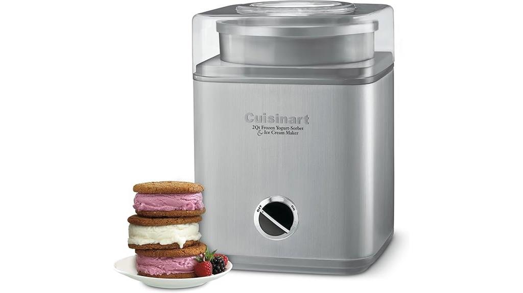 cuisinart 2 quart ice cream maker