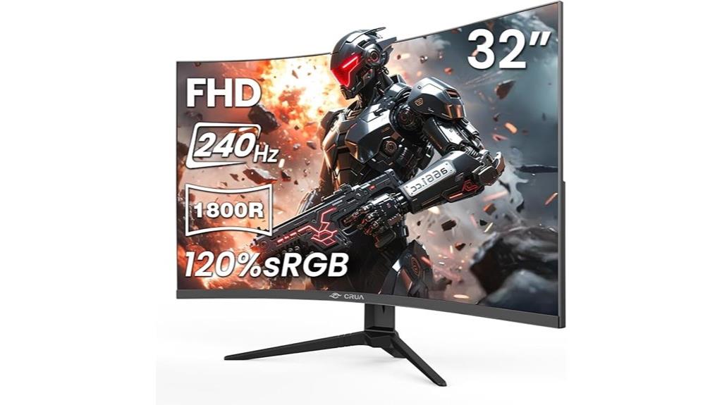 curved 240hz gaming monitor