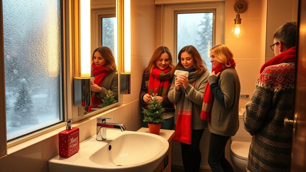 dress warmly stay courteous