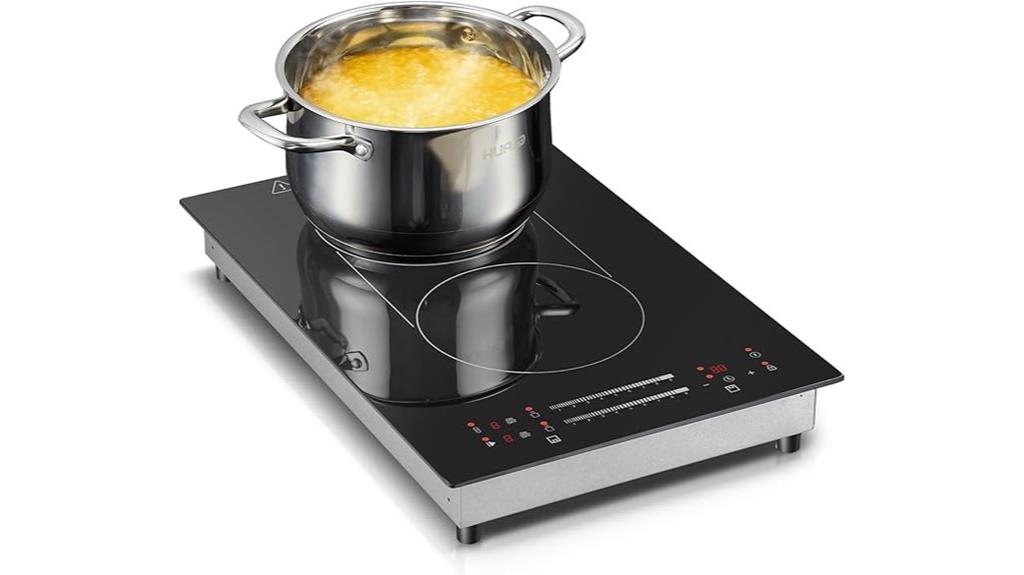 dual burner 12 inch induction