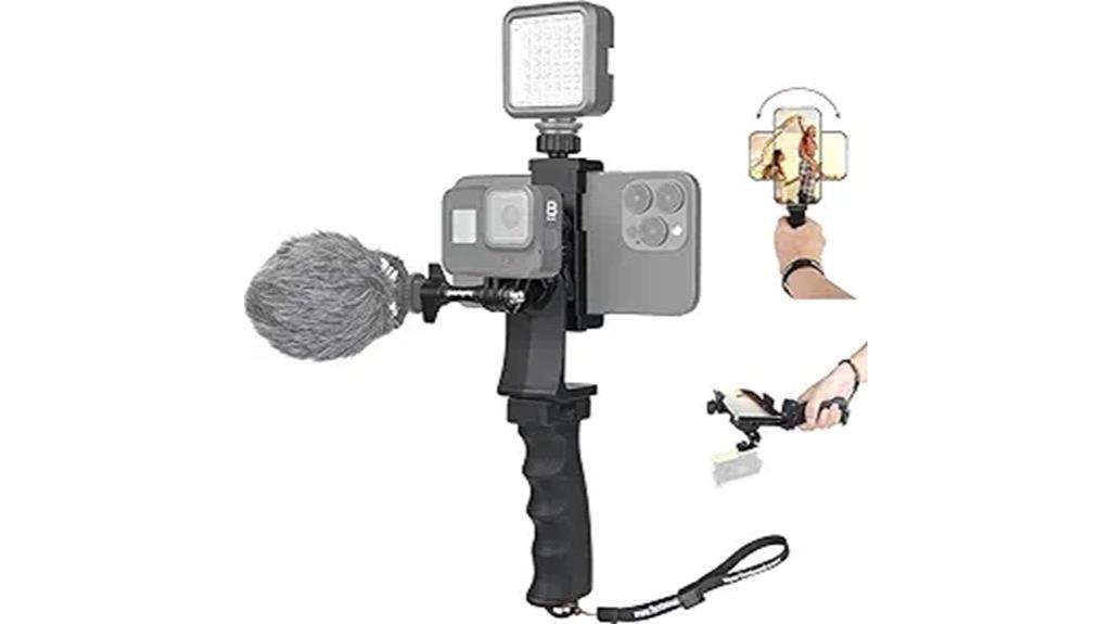 dual camera grip stabilizer