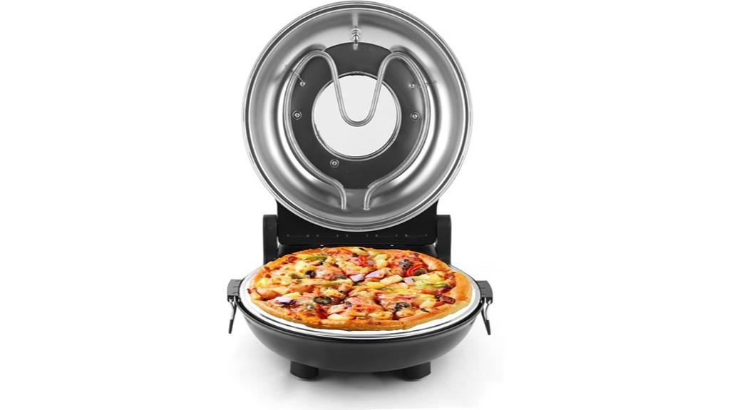 electric pizza oven with stone