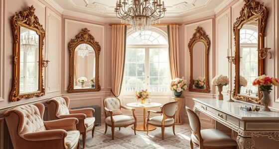elegant bridal party spaces