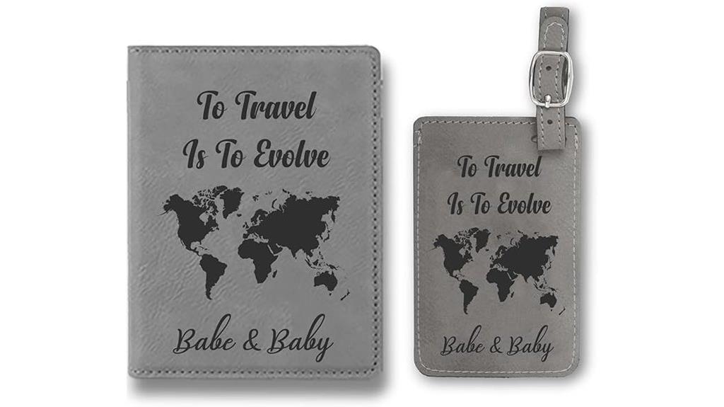 elegant leather travel accessories
