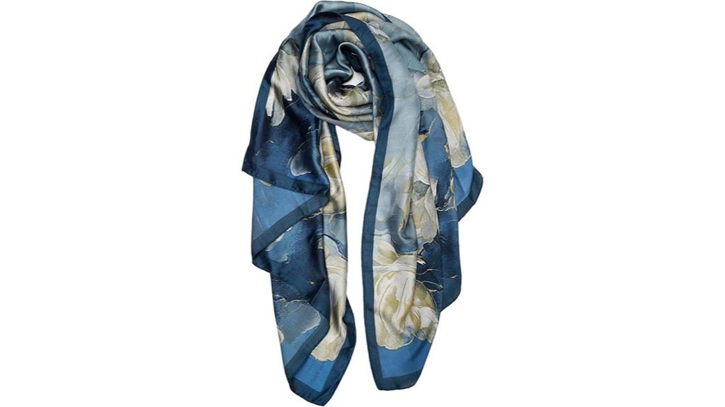 elegant mulberry silk scarf