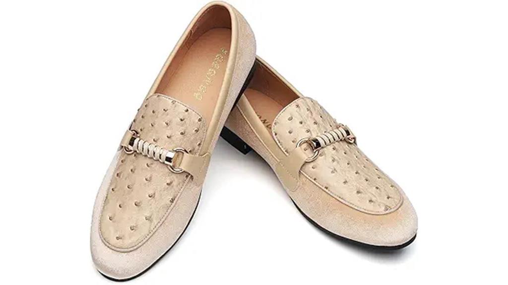 elegant velvet wedding loafers