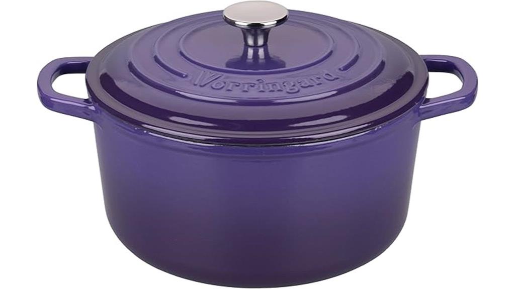 enamelled iron dutch oven