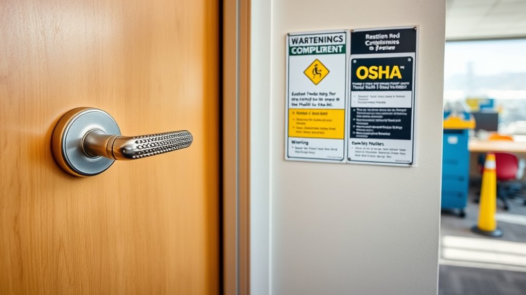 ensure workplace accessibility and safety