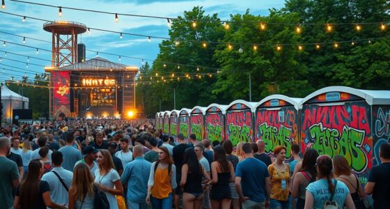 festival restroom capacity planning