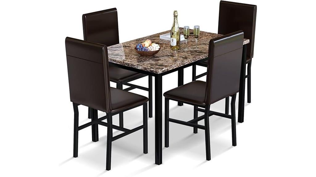five piece dining set