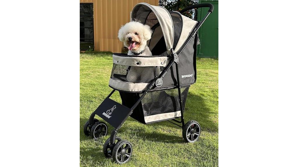 foldable pet stroller for dogs