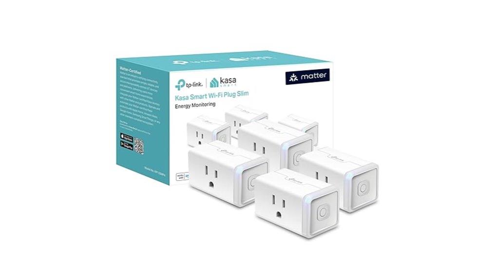four pack energy monitoring smart plugs