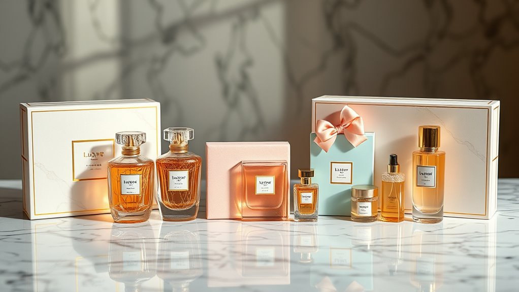 fragrance variety and presentation
