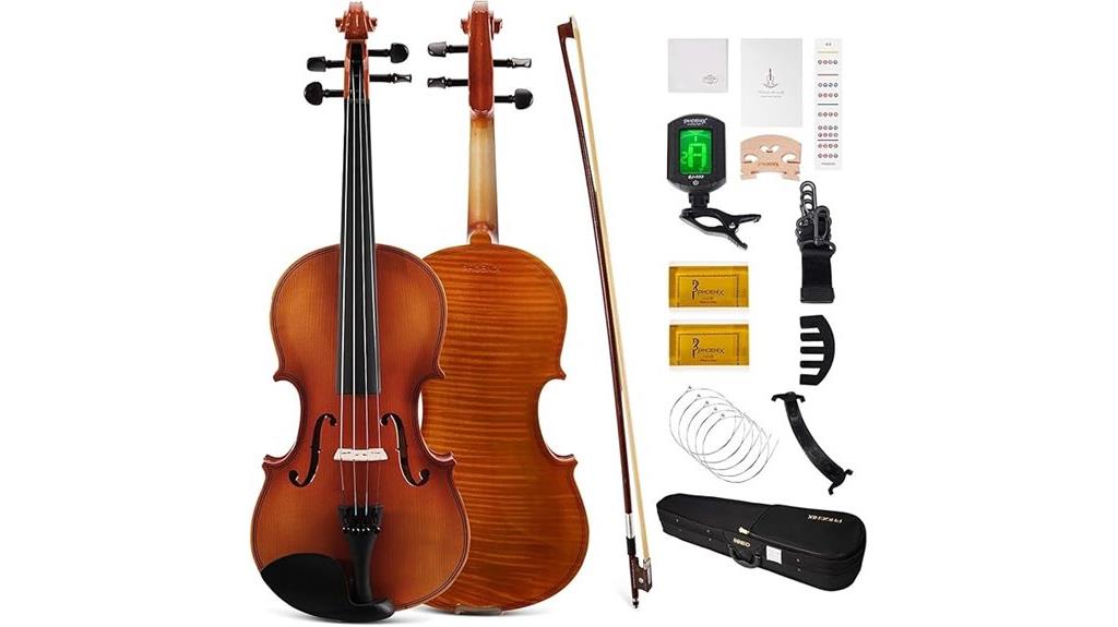 full size beginner violin kit