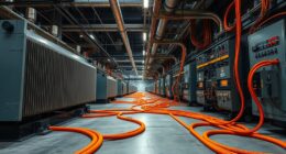 generator and cable distribution