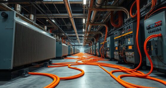 generator and cable distribution