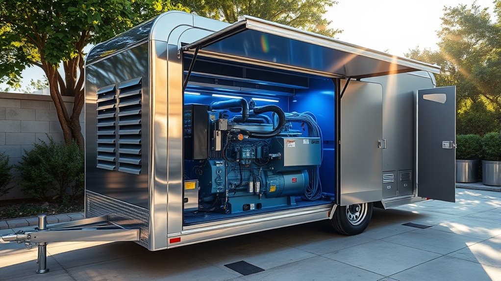 generator sizing for luxury restrooms