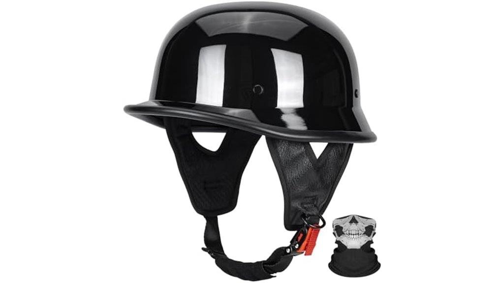 german dot half helmet