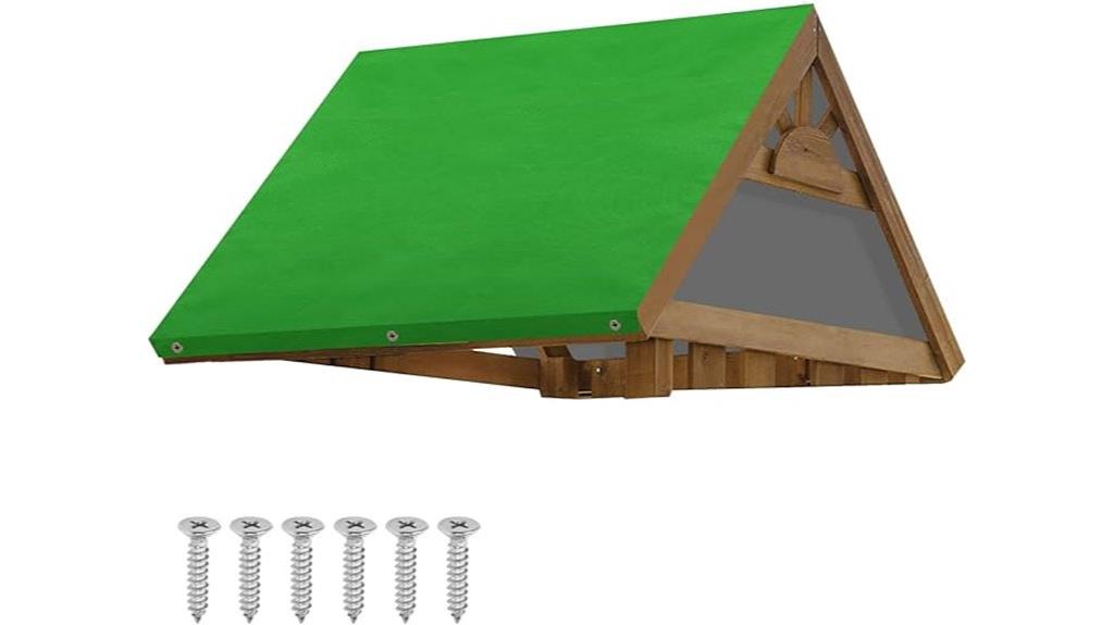 green swing set tarp