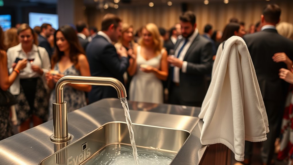 hand hygiene and event flow