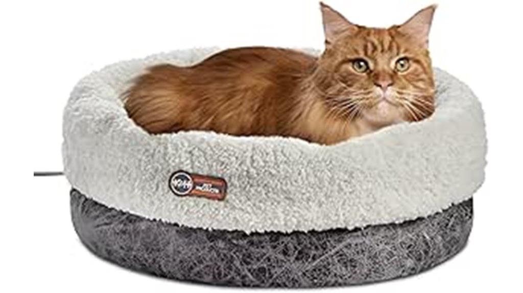 heated cat bed