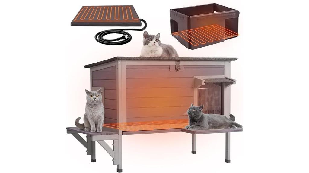 heated outdoor cat shelter
