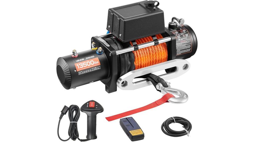 heavy duty electric truck winch