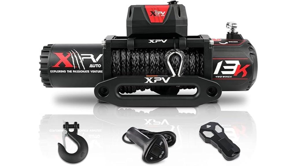 heavy duty synthetic winch