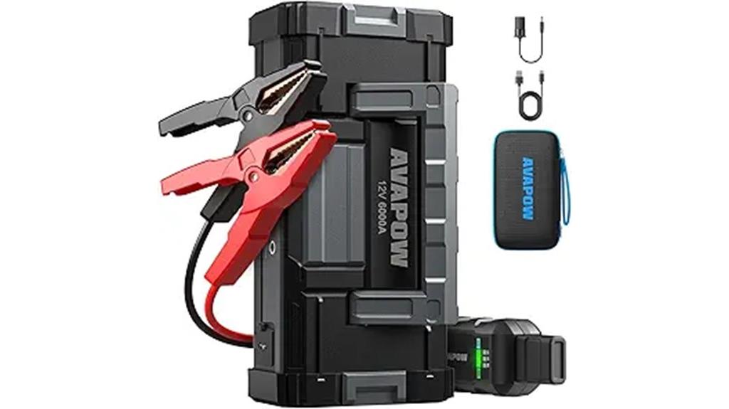 high power portable jump starter