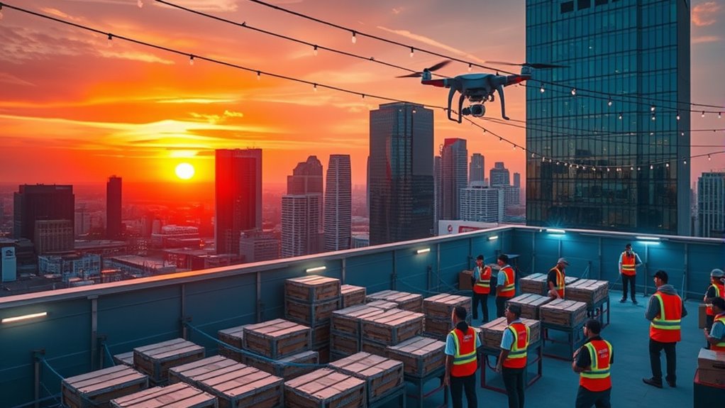 high rise delivery logistics