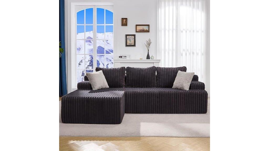 hobestluk 96 sectional sofa