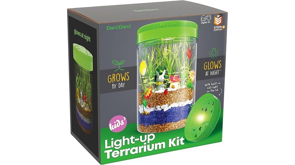 illuminated kids terrarium kit